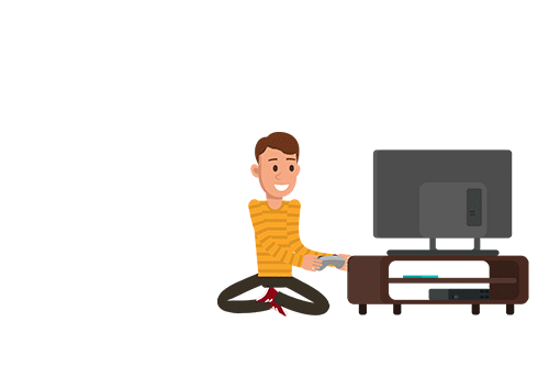 Story_Now_Boy_Character_1_Gaming_on_TV