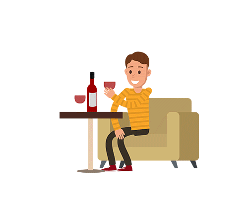 Story_Now_Boy_Character_1_Sitting_Drinking_Wine