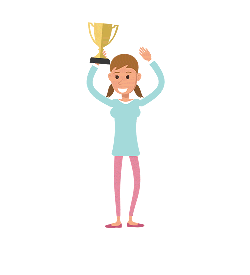 Story_Now_Girl_Character_1_Holding_Trophy
