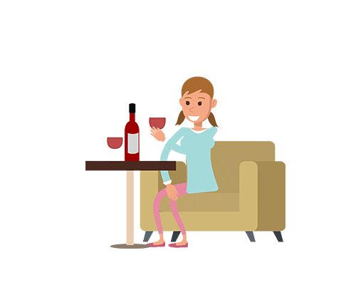 Story_Now_Girl_Character_1_Sitting_Drinking_Wine